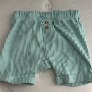 Carter's Teal Ribbed Kids Shorts